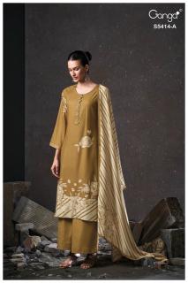 Ganga zenaida 5414 zubeda dress material wholesale